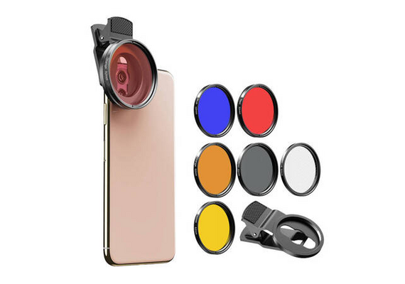APEXEL Filtros para Lente Smartphone APL-52UV-7F 52mm 7 em 1