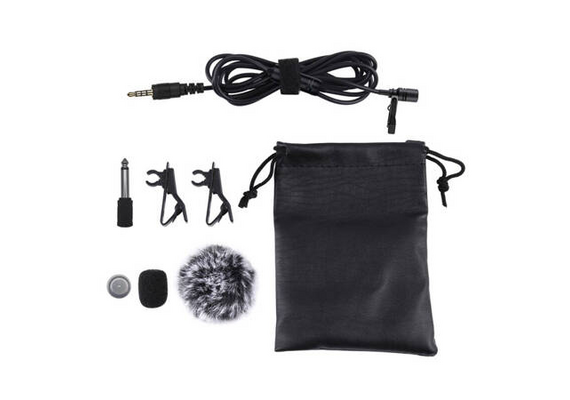PULUZ Microfone Clip 3.5mm Jack - 6m