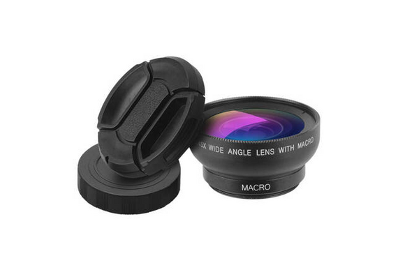 APEXEL Lente Smartphone  APL-0.45XWM 0.45x Grande Angular +12.5x Lente Macro