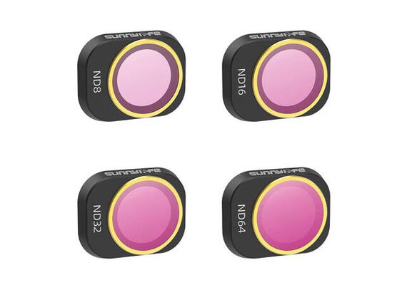 ​SUNNYLIFE Kit Filtros CPL+ND8+ND16+ND32+ND64 para DJI Mini 4 Pro