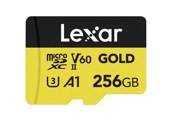 LEXAR Professional Gold MicroSDXC 180MB/s Classe 10 U3 UHS-II - 256GB