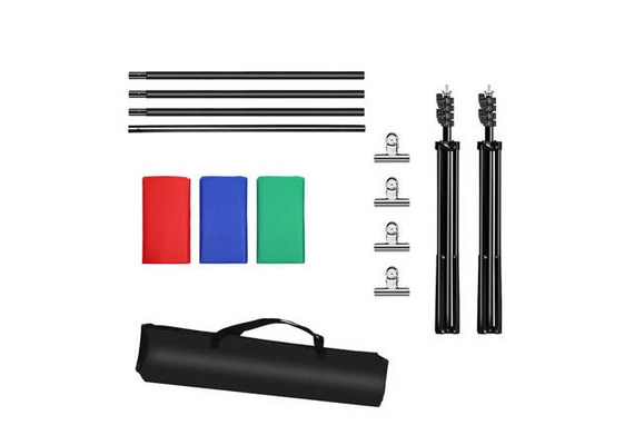 PULUZ Suporte 2X3m + Fundos de Estúdio 3pcs PKT5205