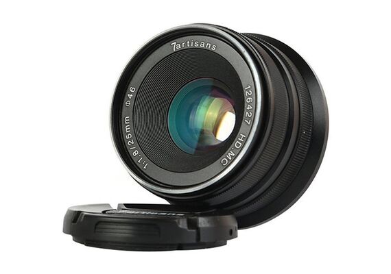 7ARTISANS 25mm f/1.8 para Nikon Z - Preto