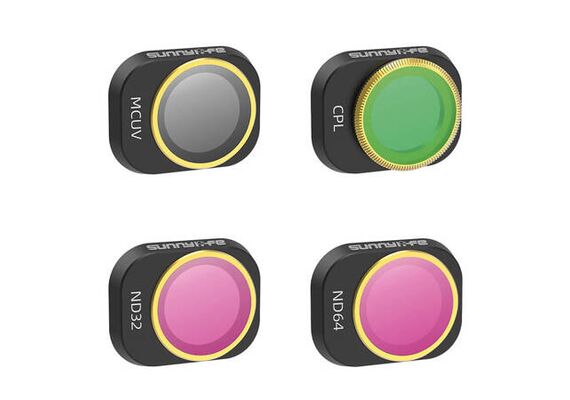 ​SUNNYLIFE Kit Filtros MCUV+CPL+ND32+ND64 para DJI Mini 4 Pro