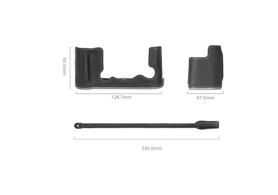 SMALLRIG 4709 Estojo de Couro Fujifilm X-T50 - Preto