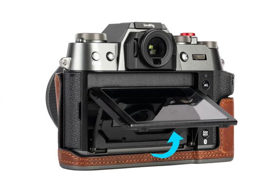 SMALLRIG 4709 Estojo de Couro Fujifilm X-T50 - Castanho
