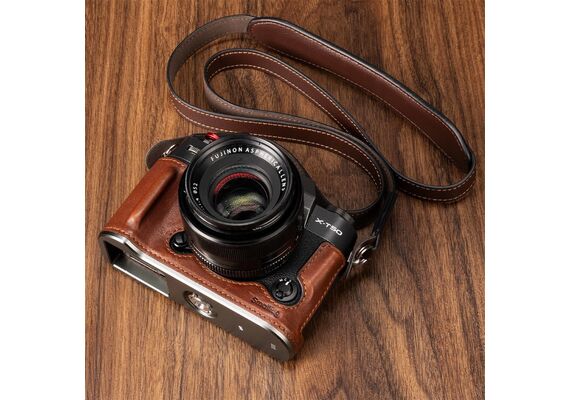 SMALLRIG 4709 Estojo de Couro Fujifilm X-T50 - Castanho