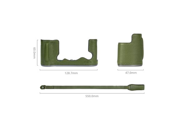 SMALLRIG 4711 Estojo de Couro Fujifilm X-T50 - Verde