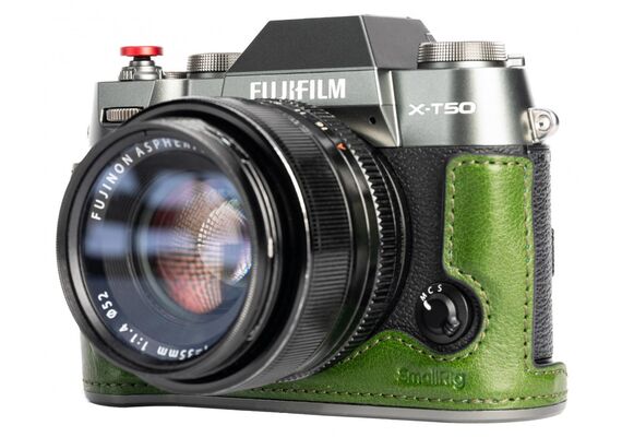 SMALLRIG 4711 Estojo de Couro Fujifilm X-T50 - Verde
