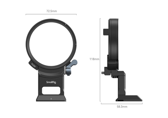 SMALLRIG 4424 Sapata Rotativa Horizontal para Vertical para Sony Alpha 7C II / Alpha 7CR