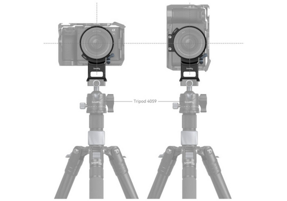 SMALLRIG 4424 Sapata Rotativa Horizontal para Vertical para Sony Alpha 7C II / Alpha 7CR