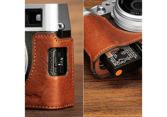 SMALLRIG 4699 Estojo de Couro Fujifilm X100VI - Castanho