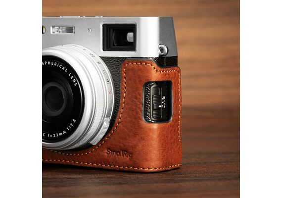 SMALLRIG 4699 Estojo de Couro Fujifilm X100VI - Castanho