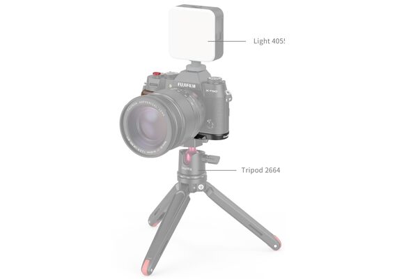 SMALLRIG 4784 L-Shape Grip Madeira Fujifilm X-T50 - Preto