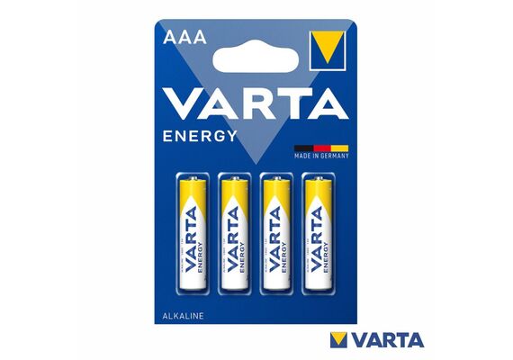 VARTA Pilha Alcalina LR3/AAA 1.5V - 4 unidades