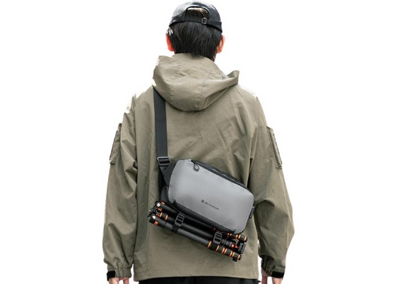K&F CONCEPT  Bolsa de Ombro Alpha Camera Sling Bag KF13.157 10L - Cinza