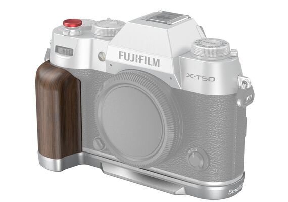 SMALLRIG 4735 L-Shape Grip Madeira Fujifilm X-T50 - Prata