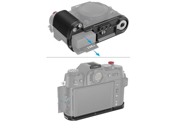 SMALLRIG 4783 L-Shape Grip Silicone Fujifilm X-T50 - Preto