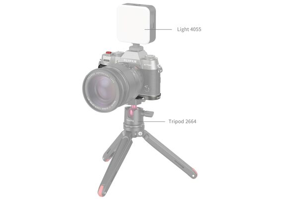 SMALLRIG 4712 L-Shape Grip Silicone Fujifilm X-T50 - Grafite