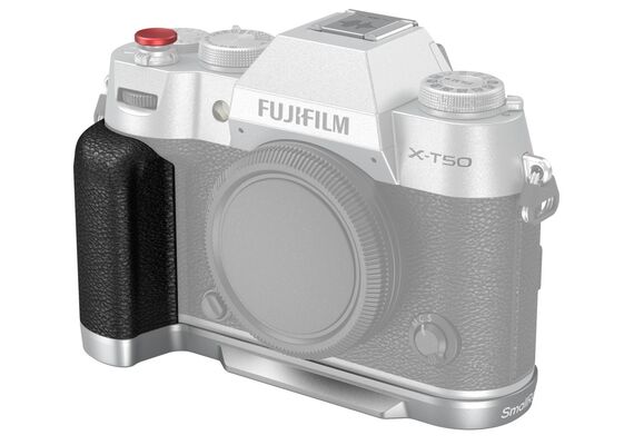 SMALLRIG 4713 L-Shape Grip Silicone Fujifilm X-T50 - Prata