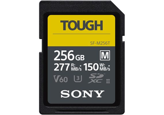 SONY Tough M SDXC SF-M128T 277MB/s Classe 10 V60 U3 UHS-II 4K - 256GB