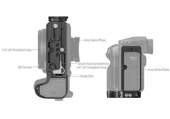 SMALLRIG 4716 L-Bracket Fujifilm GFX100S II