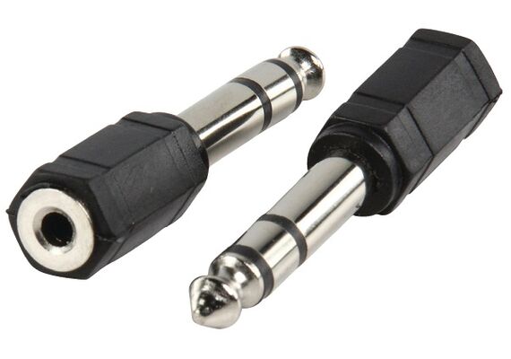COLORCABLE Adaptador Jack 6,5mm M / Jack 3,5mm F