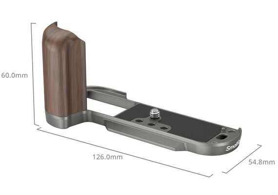 SMALLRIG 4736 L-Shape Grip Madeira Fujifilm X-T50 - Grafite