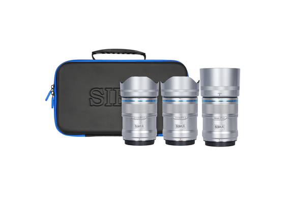SIRUI Kit Sniper Series 23mm, 33mm, 56mm f/1.2 AF- Nikon Z (Silver)