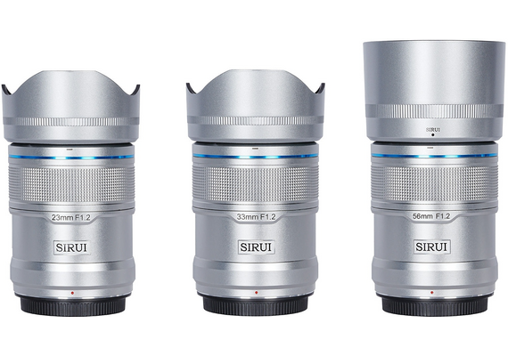 SIRUI Kit Sniper Series 23mm, 33mm, 56mm f/1.2 AF- Nikon Z (Silver)