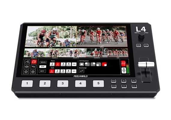 FEELWORLD L4 Multi-Formato Video Mixer 10.1"