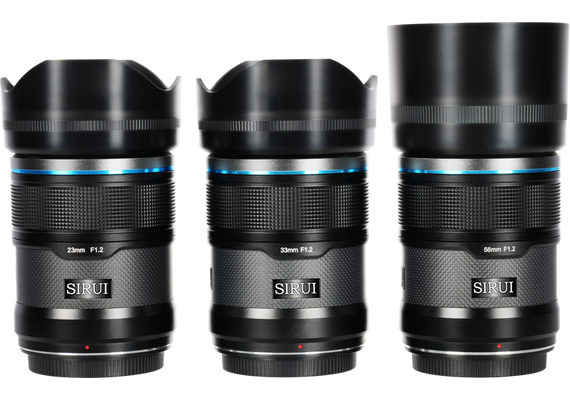 SIRUI Kit Sniper Series 23mm, 33mm, 56mm f/1.2 AF- Sony E
