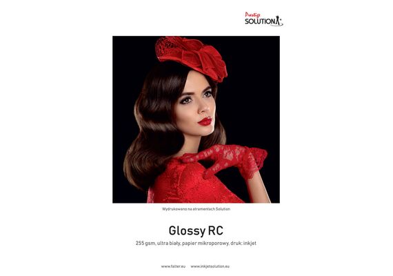 SOLUTION Papel para Impressora Jacto de Tinta PRESTIGE Glossy RC 10x15cm (255g/m2) - 100 Folhas