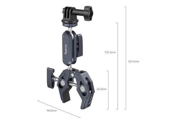 SMALLRIG 3757B Grampo Multifunções com Braço Mágico Cabeça de Bola