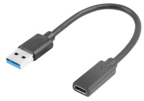 COLORCABLE Cabo Adaptador USB-C Fêmea para USB-A Macho - 15cm