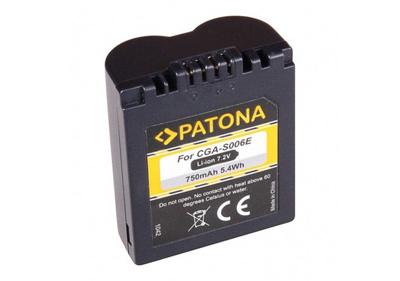 PATONA Bateria CGA-S006E 750mAh