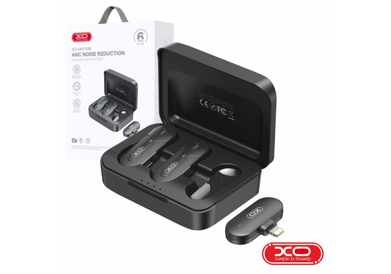 XO Conjunto 2x Microfones Lapela sem Fios - Lightning
