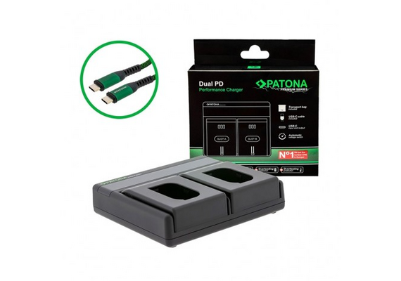 PATONA Carregador Dual PD Premium para DMW-BLK22