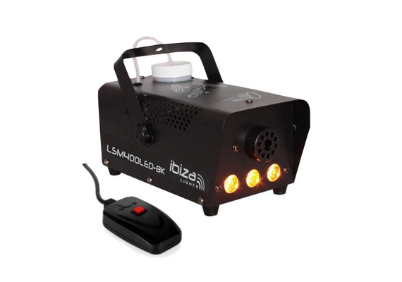 IBIZA Máquina de Fumo com LED e Comando 400W