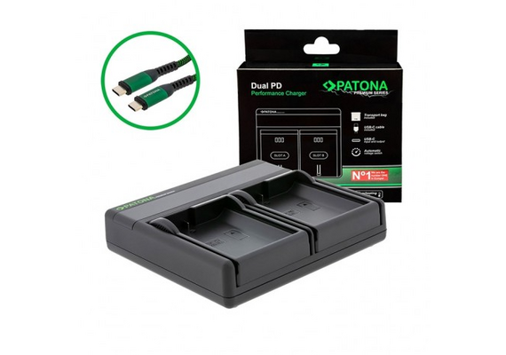 PATONA Carregador Dual PD Premium para EN-EL15PATONA Carregador Dual PD Premium para EN-EL15