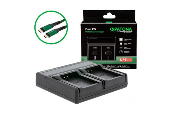 PATONA Carregador Dual PD Premium para LP-E12