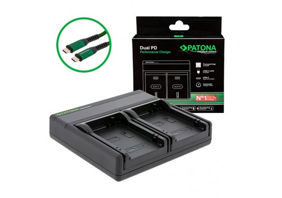 PATONA Patona Carregador Dual PD Premium para LP-E8
