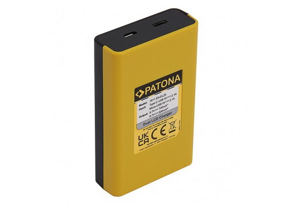 PATONA Carregador Duplo USB para Baterias Nikon EN-EL25