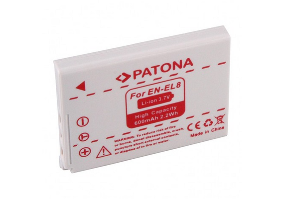 PATONA Bateria EN-EL8 600mAh