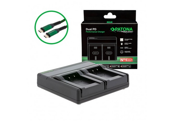 PATONA Carregador Dual PD Premium para NP-BX1