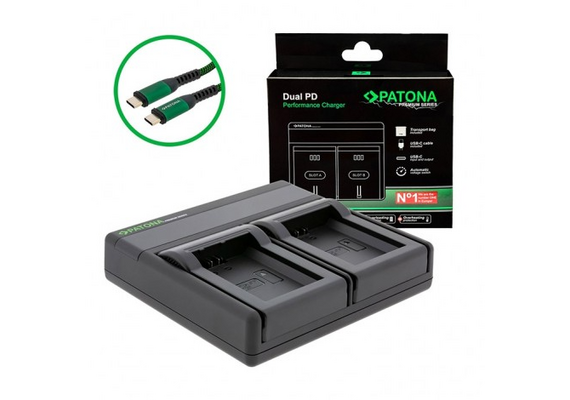 PATONA Carregador Dual PD Premium para NP-FW50