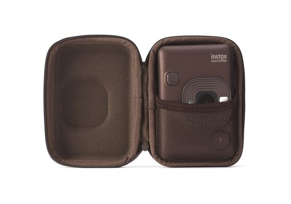 FUJIFILM INSTAX Bolsa de Transporte Mini LiPlay - Castanho