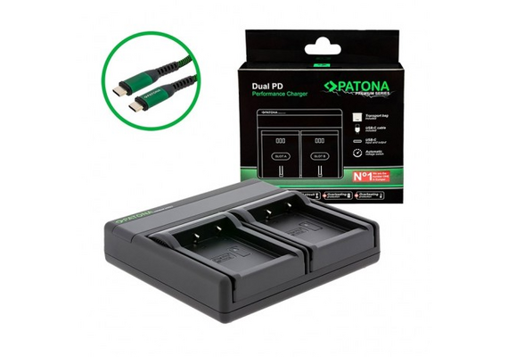 PATONA Carregador Dual PD Premium para NP-W126
