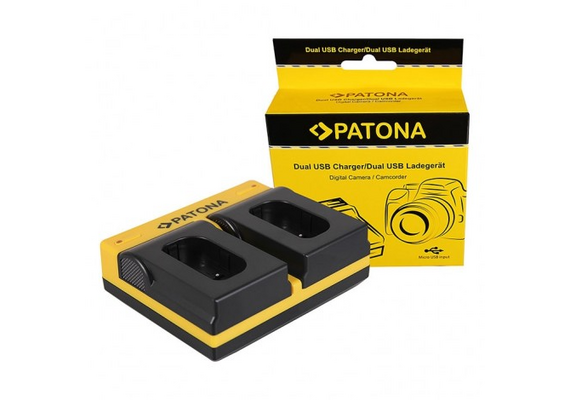 PATONA Carregador Duplo USB para Baterias Panasonic DMW-BLJ31