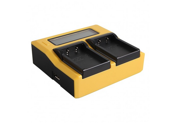 PATONA Carregador Duplo LCD para Fuji NP-T125